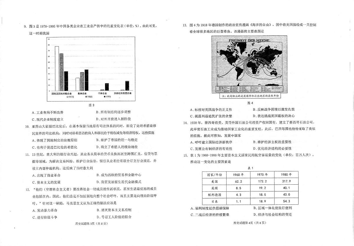 烟台市2026年高考诊断性测试 历史第2页
