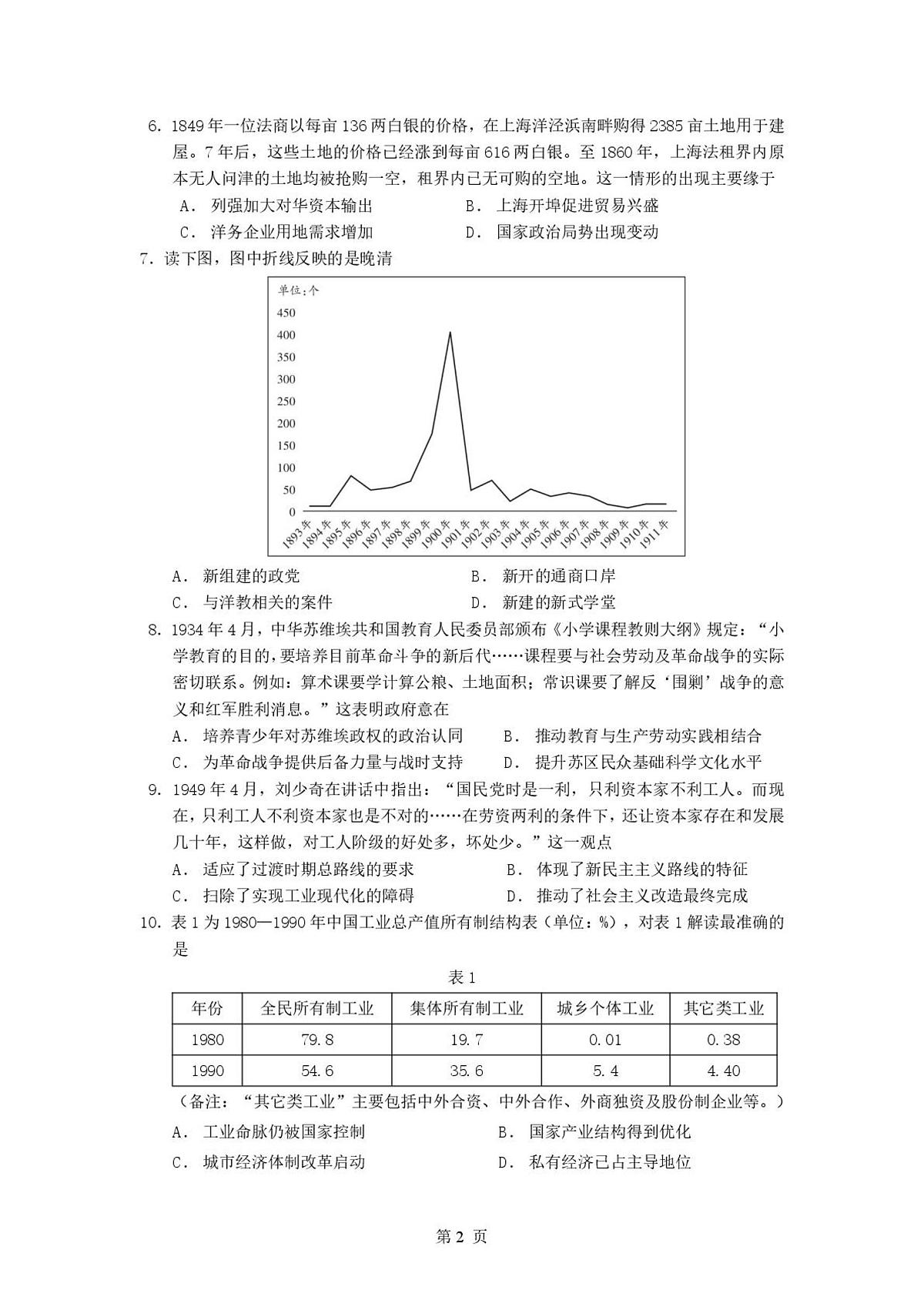 试题第2页