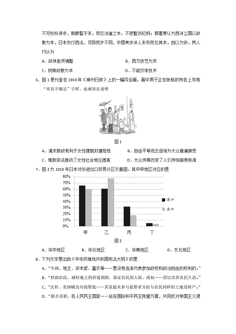 2020山东省高考压轴卷 历史第2页