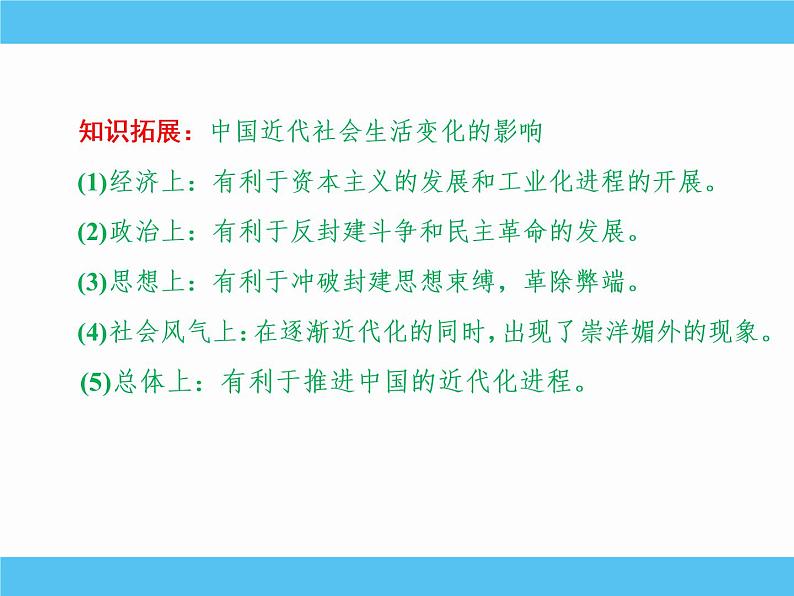 2019届二轮复习：专题二十二　中国近现代社会生活的变迁 【课件】（60张）第8页