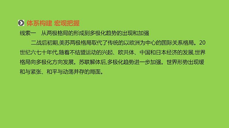 2019届二轮复习：专题十二-世界政治格局的多极化与经济全球化【课件】（92张）03