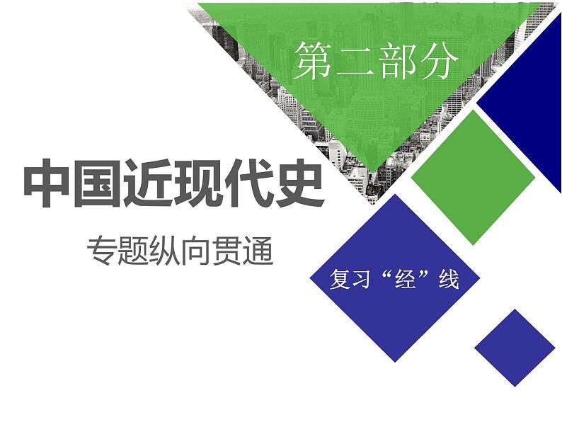 2019届二轮复习：专题四　近现代中国政治发展历程 【课件】（43张）第1页