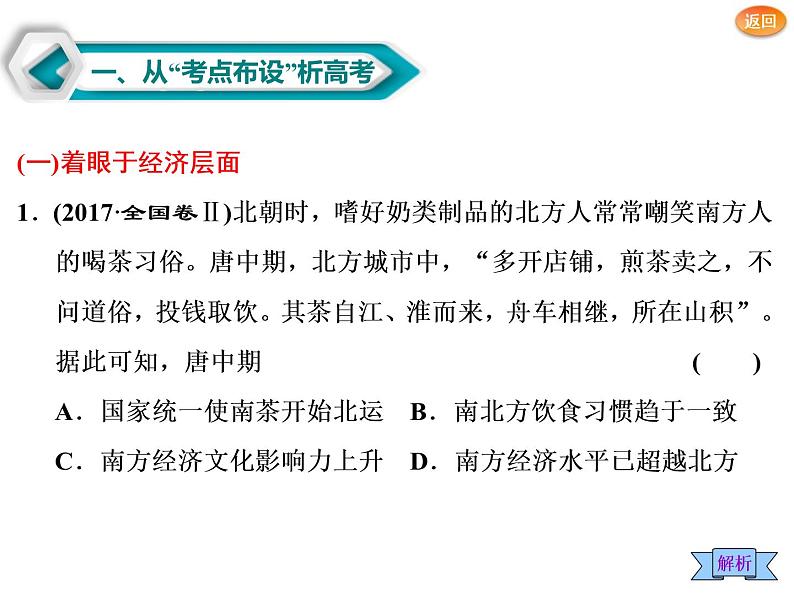 2019届二轮复习：通史二　三国两晋南北朝的民族交融与隋唐大一统的发展 【课件】（85张）第6页