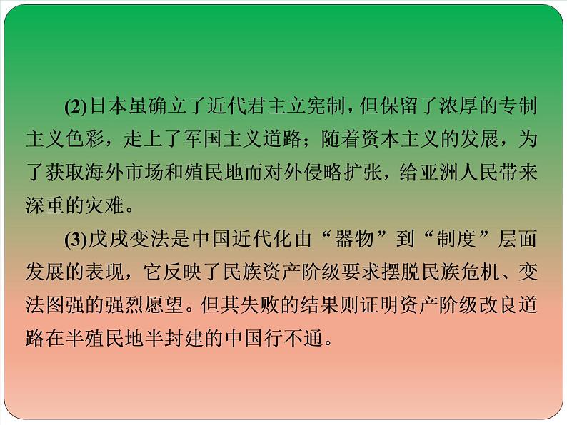 2019届二轮复习：选修1 历史上重大改革回眸【课件】（19张）06