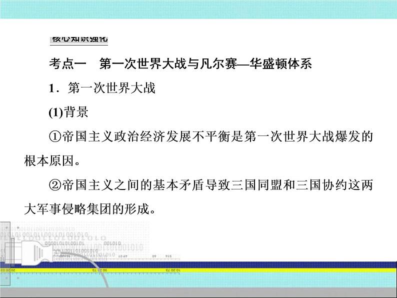 2019届二轮复习：选修部分3 20世纪的战争与和平（课件）（54张）04