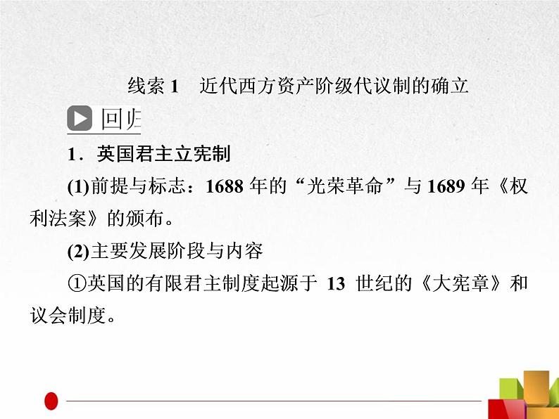 2019届二轮复习：专题12  西方政治文明的演进【课件】（69张）07