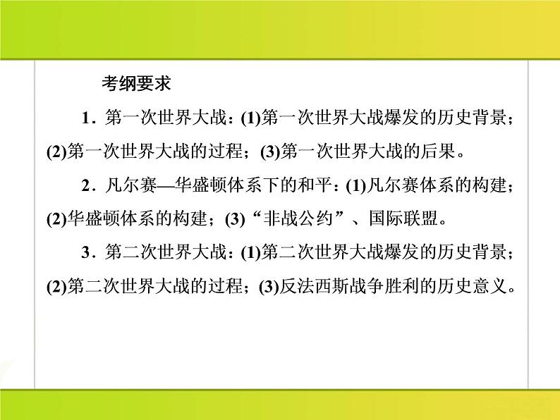 2019届二轮复习：4-2 20世纪的战争与和平（课件）（68张）04