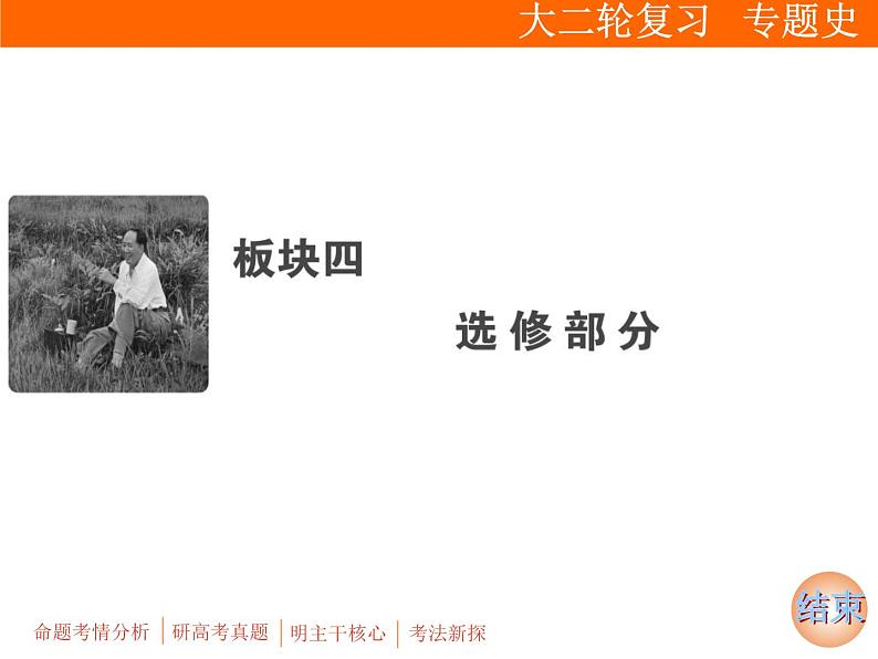 2019届二轮复习：板块四 选修1　历史上重大改革回眸 (课件)（36张）01