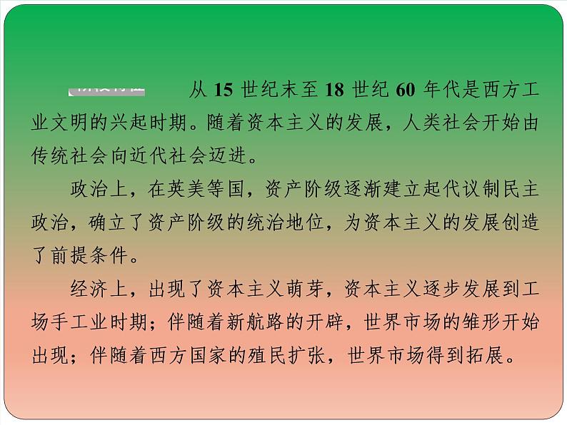 2019届二轮复习：第11讲　工场手工业时代——西方工业文明的序幕  【课件】（81张）04