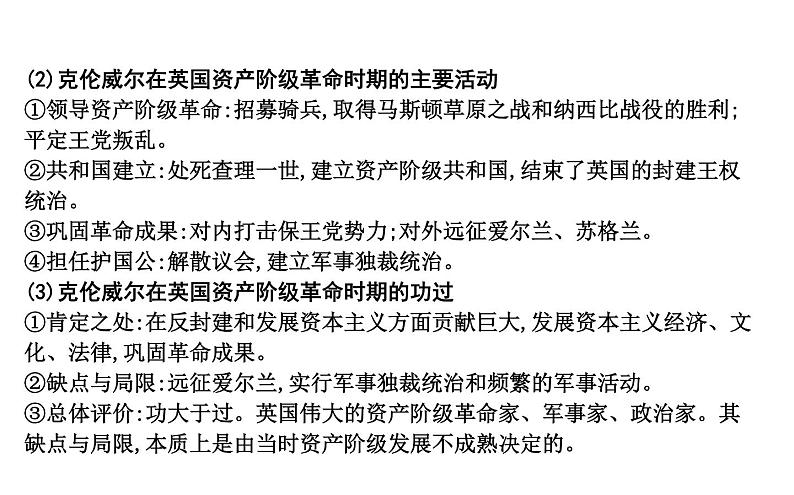 2019届二轮复习 专题十九　中外资产阶级革命时代的杰出人物 课件（29张） （浙江专用）04