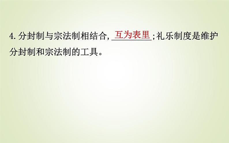 2019届二轮复习：1.1.1古代中国的政治 【课件】（119张）07