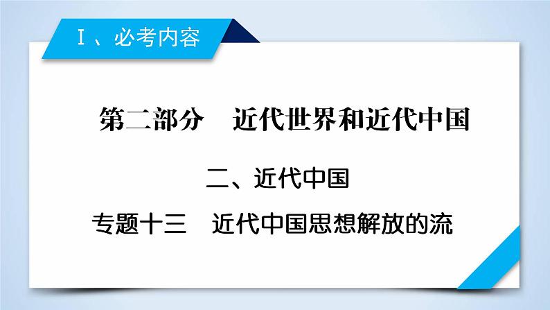 2019届二轮复习 专题13 近代中国思想解放的潮流 课件（46张）02