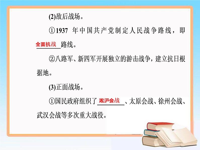 2019届二轮复习 第三单元 第8讲 抗日战争和解放战争 课件（67张）06