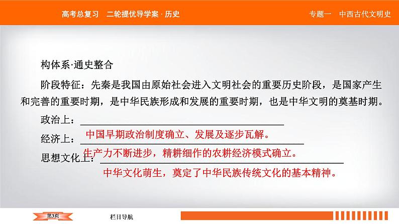 2019届二轮复习 中国古代的政治制度、经济活动及思想文化 课件（56张）第3页