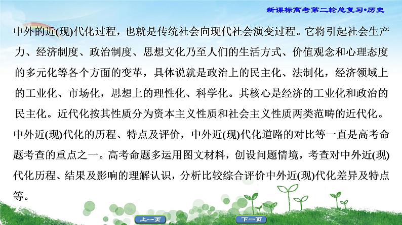 2019届二轮复习 主题3 东西方多元呈现近代化之路下的6大体现 课件（21张）02