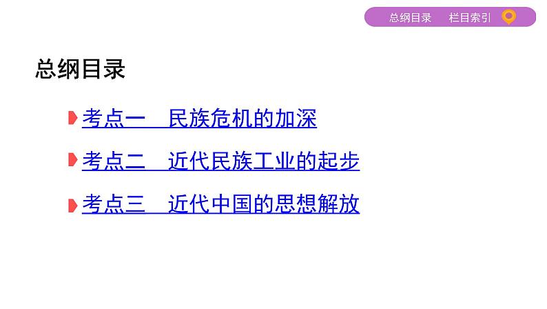 2020届二轮复习通史版 第七讲　工业文明冲击下中国的变革与转型——两次鸦片战争至甲午中日战争 课件（64张）第2页