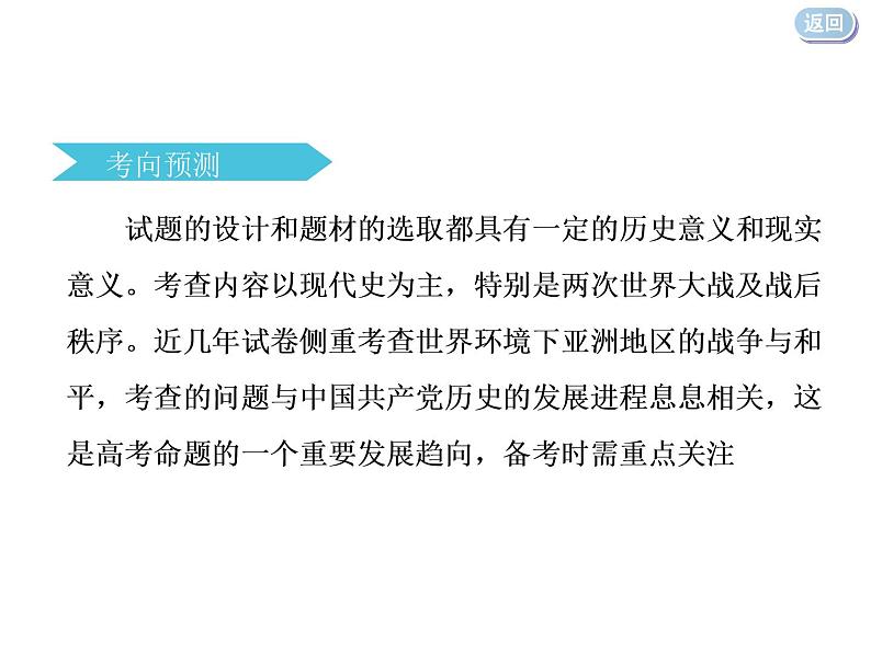 2020届二轮复习：专题十五   20世纪的战争与和平（课件）（31张）05