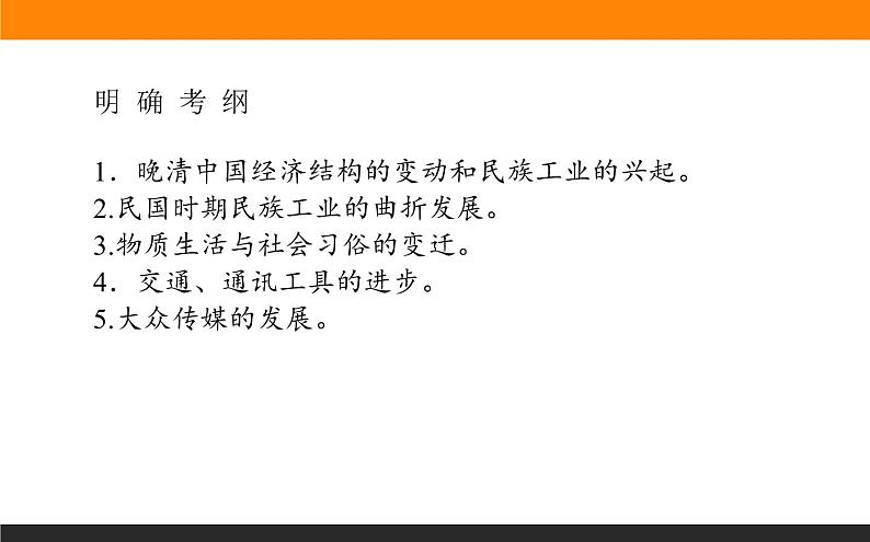 2020届二轮复习：第5讲 近代中国经济结构的变动和近现代社会生活的变迁（课件）（72张）02