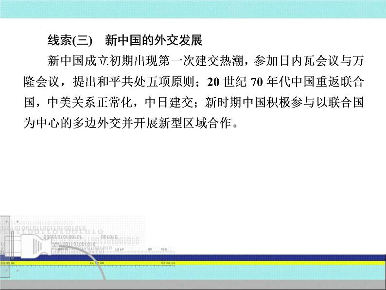 2020届二轮复习：第13讲 新中国的政治建设、祖国统一和外交 （课件）（94张）08