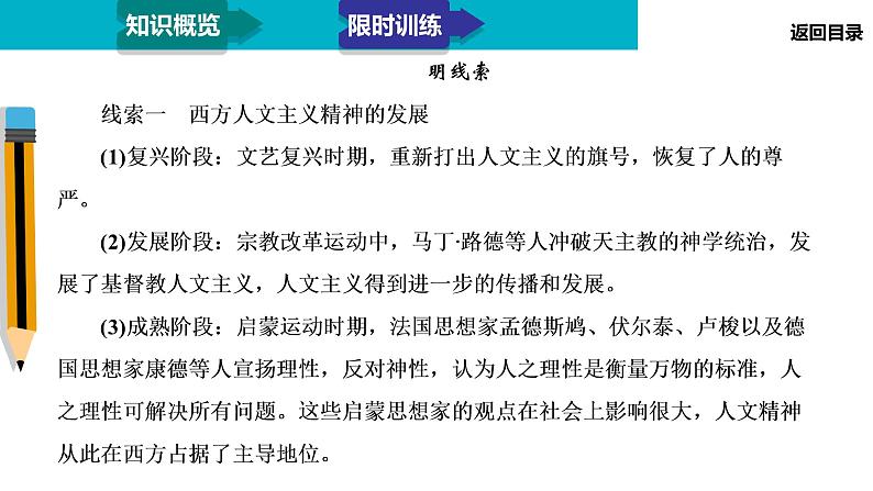 2020届二轮复习：模块3 专题13 西方人文精神的发展与近代以来世界科技文化（课件）（64张）05