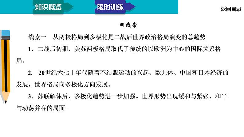 2020届二轮复习：模块3 专题15 当今世界政治、经济格局的演变（课件）（55张）04