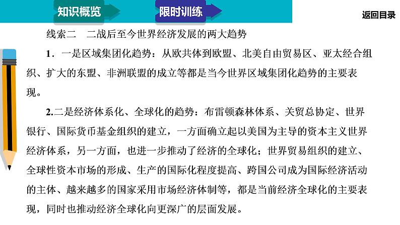 2020届二轮复习：模块3 专题15 当今世界政治、经济格局的演变（课件）（55张）05