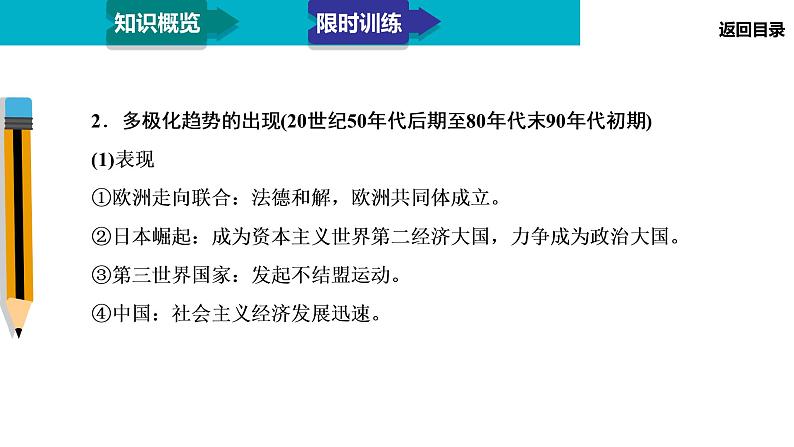 2020届二轮复习：模块3 专题15 当今世界政治、经济格局的演变（课件）（55张）08