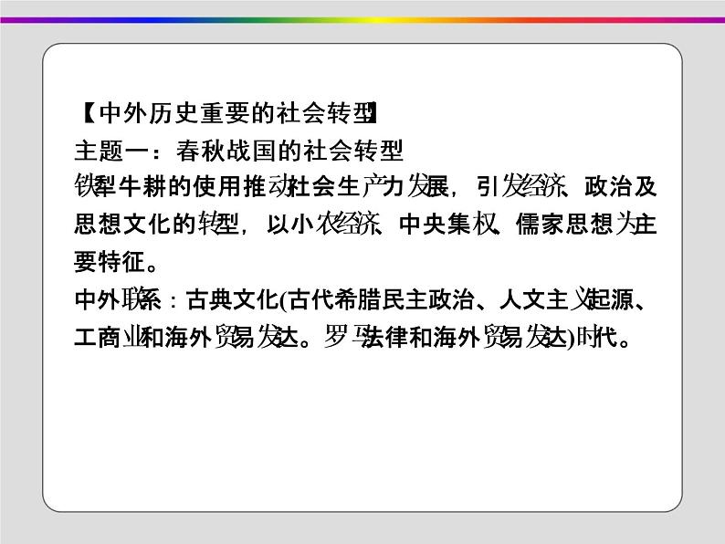 2020届二轮复习：长效热点一 社会转型与文明演进（课件）（19张）第4页