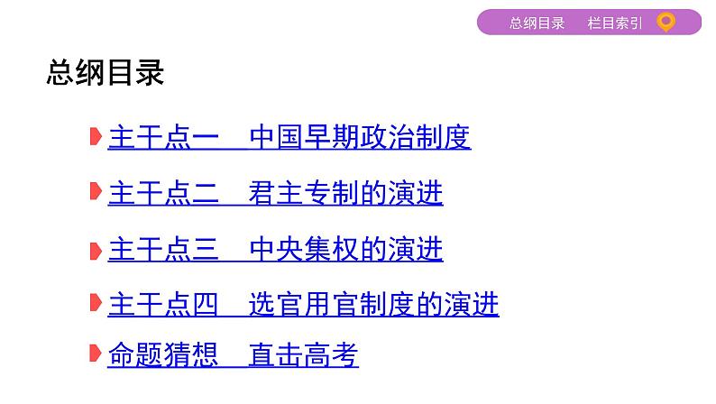 2020届二轮复习 专题一　古代中国的政治制度 课件（78张）02