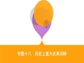 2020届二轮复习（江苏专用）：专题十八 历史上重大改革回眸 【课件】（76张）