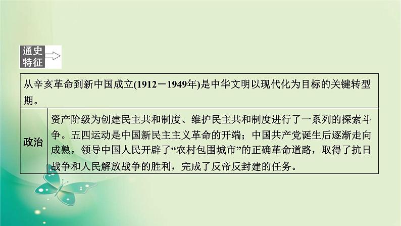 2020届二轮复习 模块二 第7讲　中华文明以现代化为目标的转型——民国时期（1912－1949年） 课件（111张）03