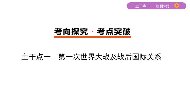 2020届二轮复习 选修三　20世纪的战争与和平 课件（52张）第3页