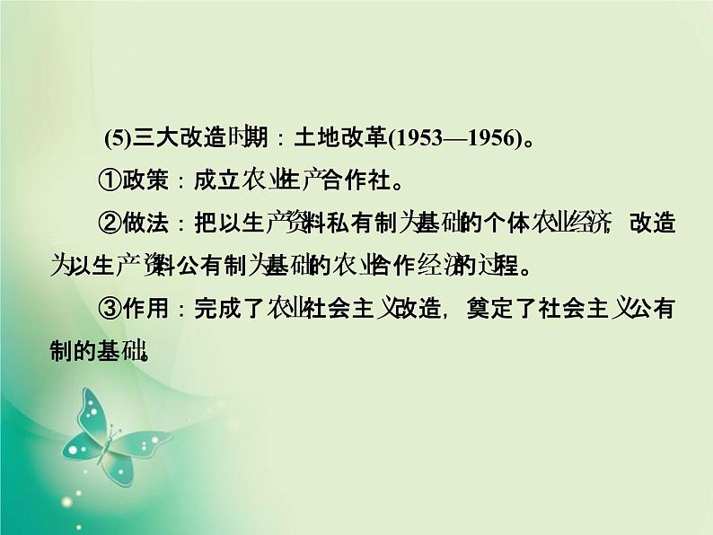 2020届二轮复习 微专题4　中国近现代历史上的土地制度 课件（21张）07