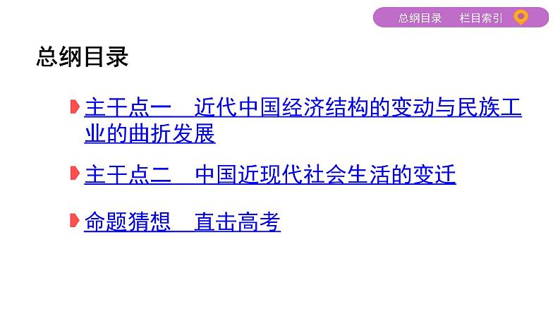 2020届二轮复习 专题九　近代中国经济结构的变动及社会生活的变迁 课件（47张）02