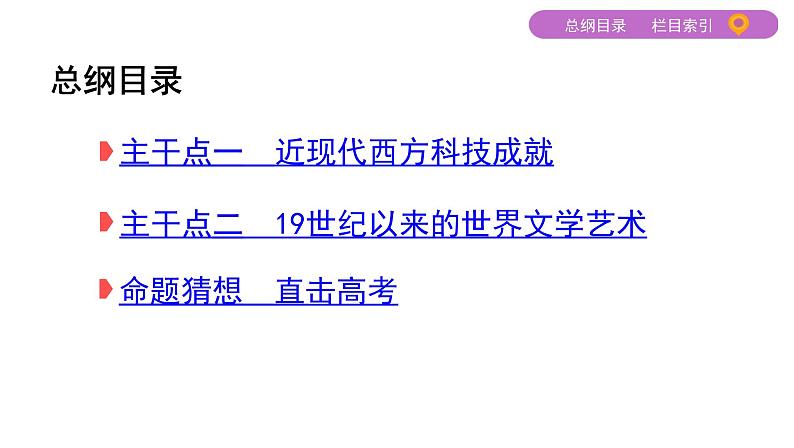 2020届二轮复习 专题七　近代以来的世界科技与文化 课件（44张）02