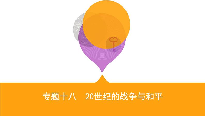 2020届二轮复习 专题十八　20世纪的战争与和平 课件（50张）（山东专用）01