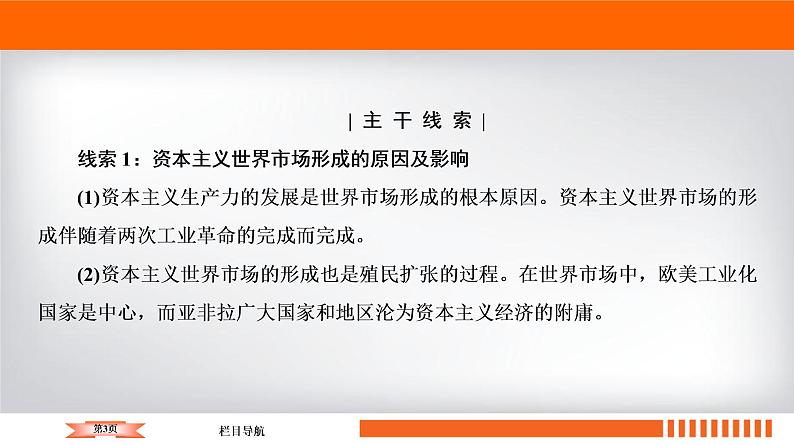 2020届二轮复习 板块3 专题10 资本主义世界市场的形成与发展 课件（99张）03