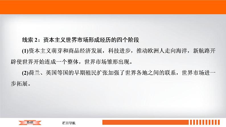 2020届二轮复习 板块3 专题10 资本主义世界市场的形成与发展 课件（99张）04