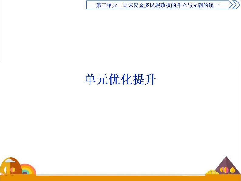 （新）统编版历史必修上册课件：第三单元优化提升01