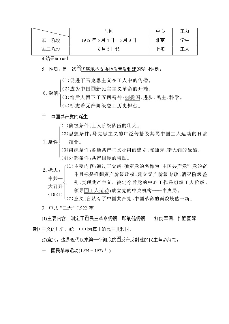 2021高三历史通史一轮（经典版）教师用书：第8单元　第1讲　新民主主义革命的崛起和国共十年对峙第3页