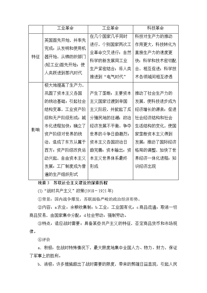 2021高三历史通史一轮（经典版）教师用书：世界史阶段整合第3页