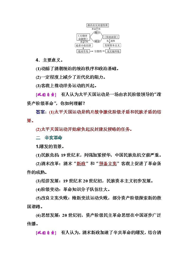 2021高考历史一轮复习教师用书：专题五第16讲　太平天国运动和辛亥革命02
