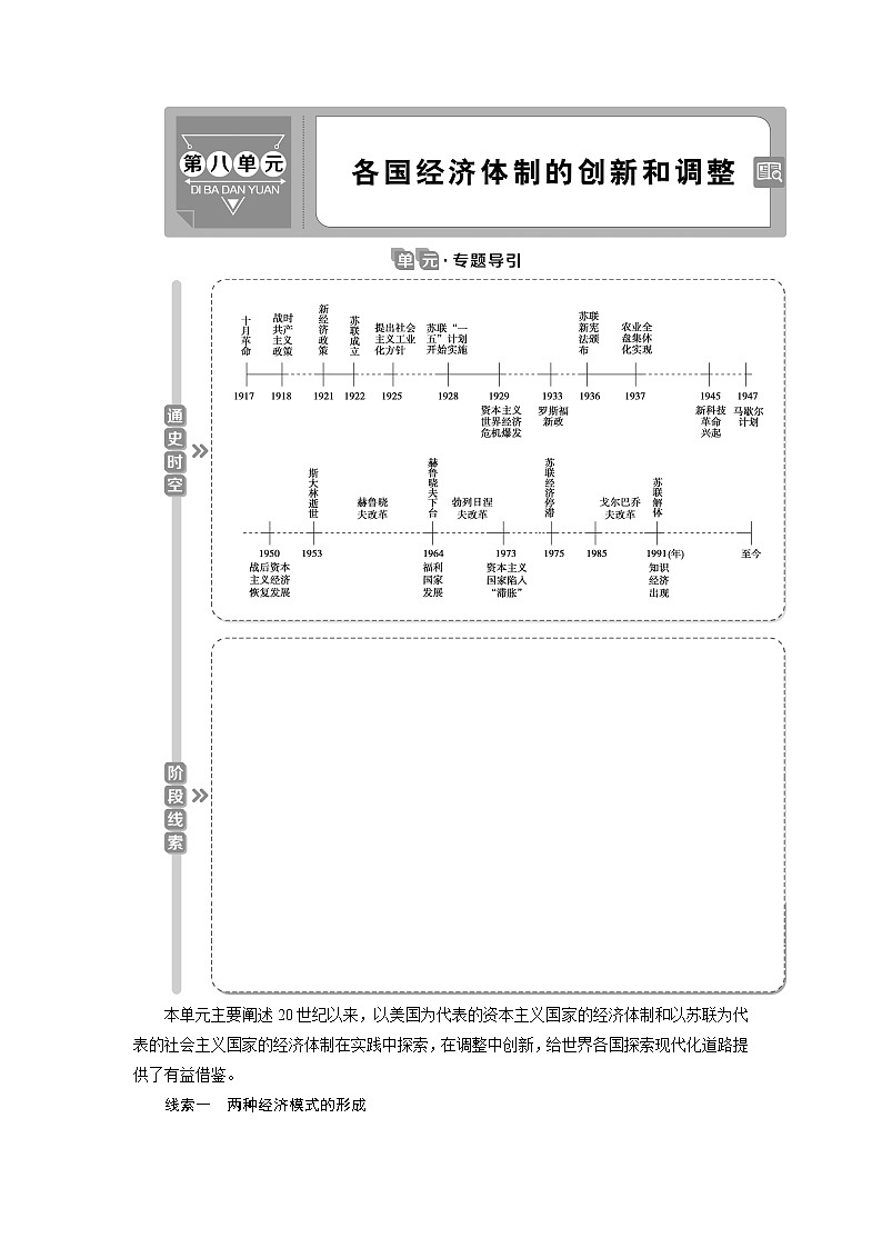 2021版新高考地区选考历史（岳麓版专题史）一轮复习讲义：第25讲　从战时共产主义到苏联模式01