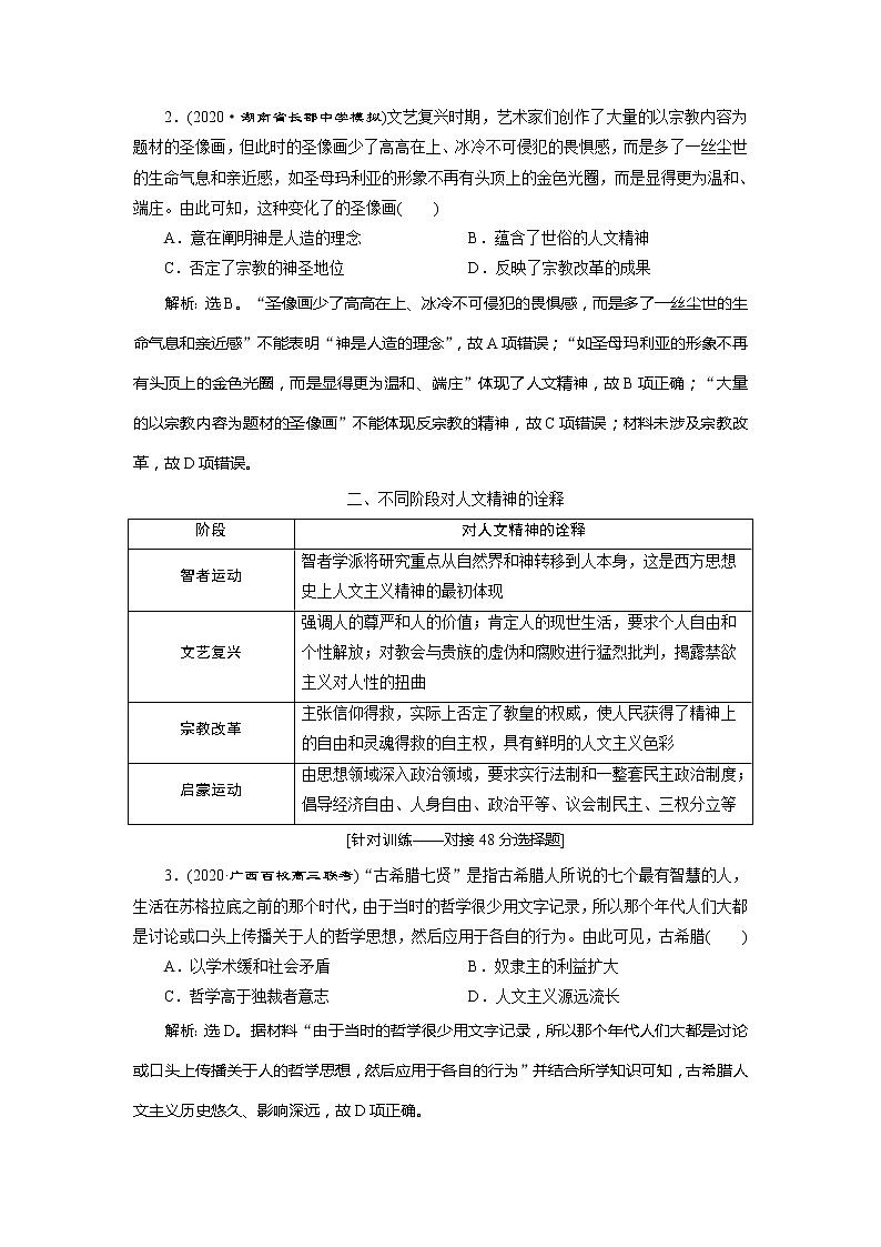 2021版高考历史（人民版专题史）一轮复习教师用书：专题十四　4专题优化提升第2页
