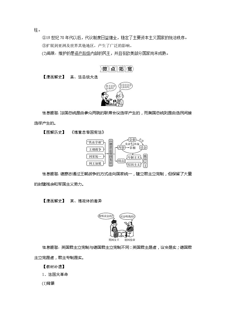 2021版高考历史（人民版专题史）一轮复习教师用书：专题四　5第15讲　民主政治的扩展第3页