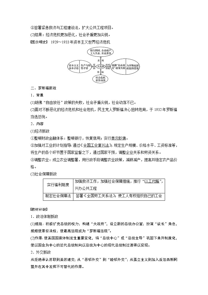 2020版高考历史新增分大一轮人教版（通史）讲义：第十四单元世界现代化模式的创新与调整第36讲02