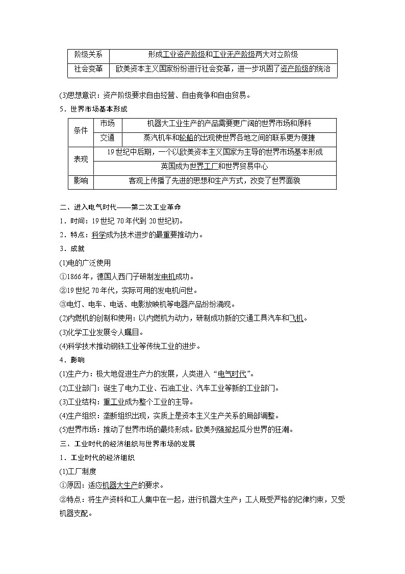 2020版高考历史新增分大一轮新高考（鲁京津琼）讲义：第九单元资本主义世界市场的形成和发展第25讲第2页