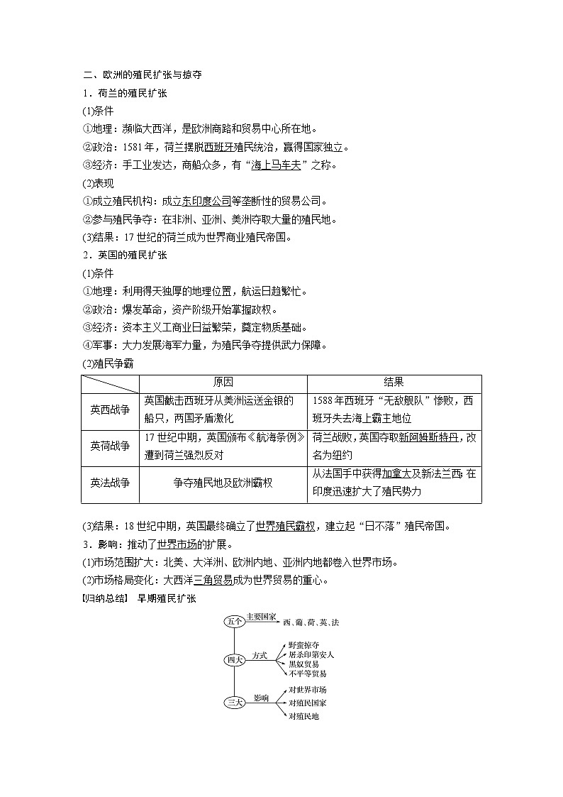 2020版高考历史新增分大一轮新高考（鲁京津琼）讲义：第九单元资本主义世界市场的形成和发展第24讲03