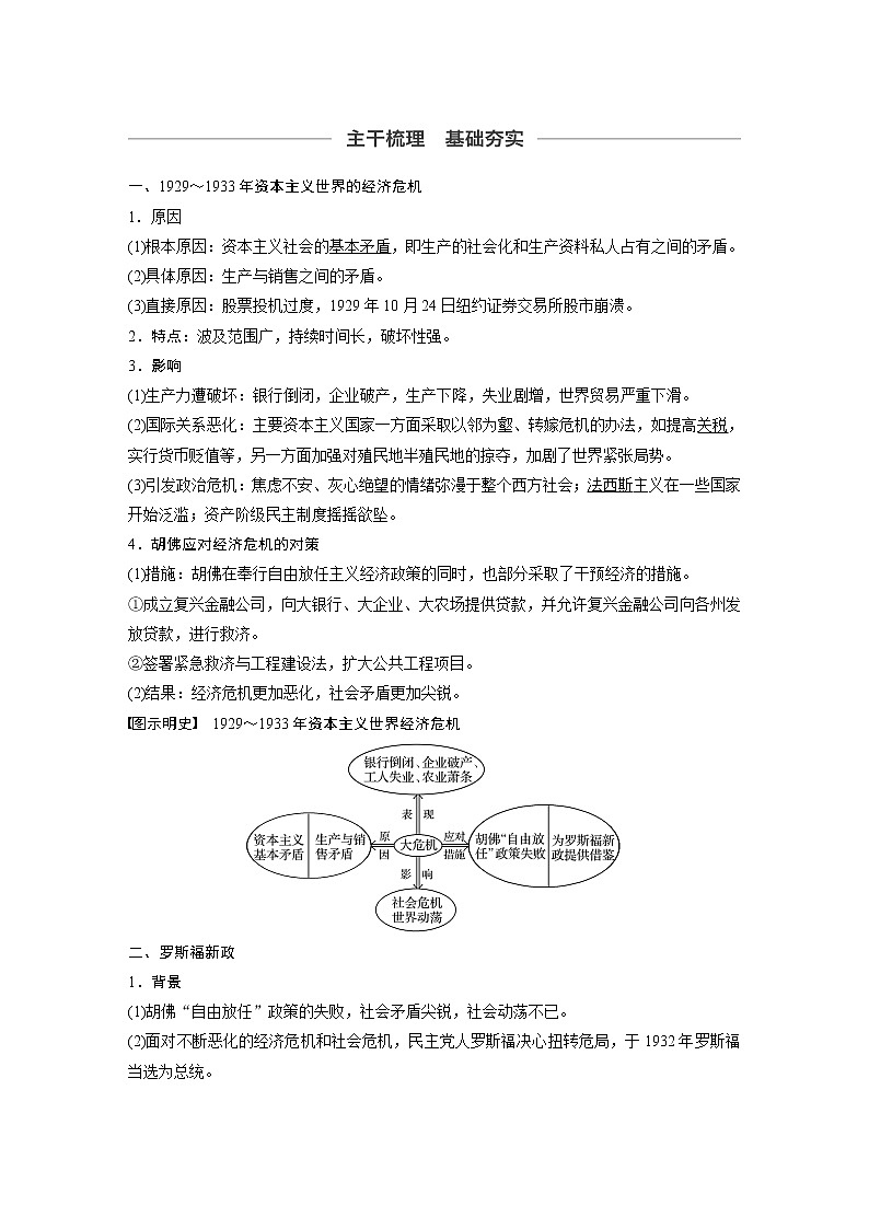 2020版高考历史新增分大一轮新高考（鲁京津琼）讲义：第十单元各国经济体制的创新和调整第26讲02