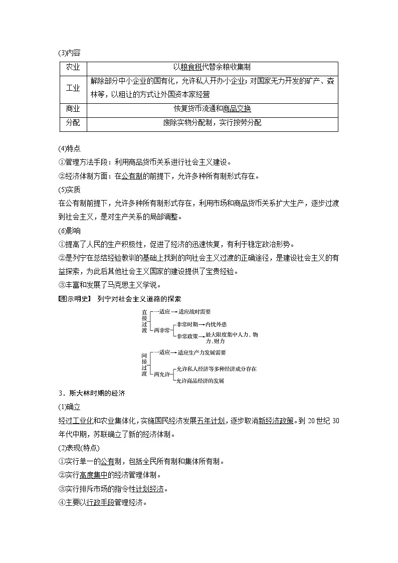 2020版高考历史新增分大一轮新高考（鲁京津琼）讲义：第十单元各国经济体制的创新和调整第28讲02